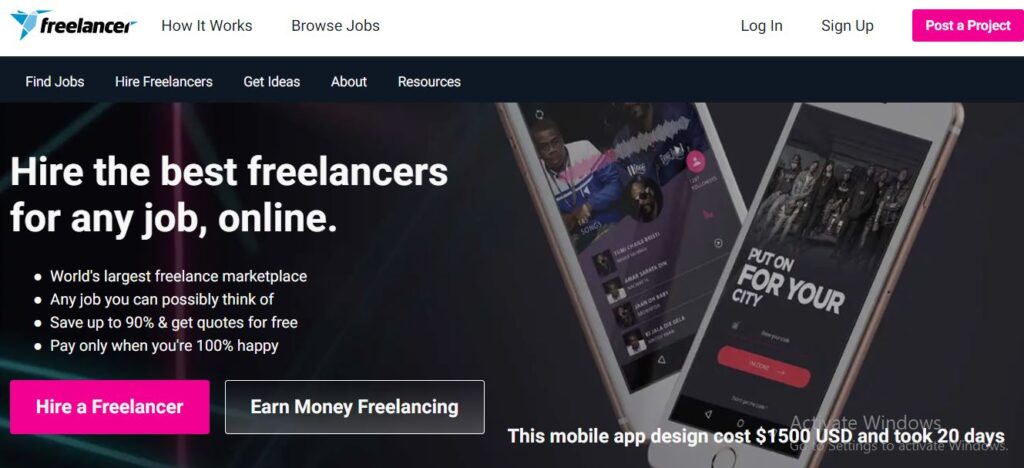 Freelancer Website